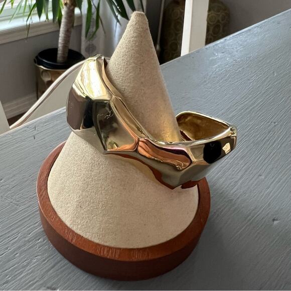 Robert Lee Morris Brass Cuff Bracelet - Picture 4 of 11